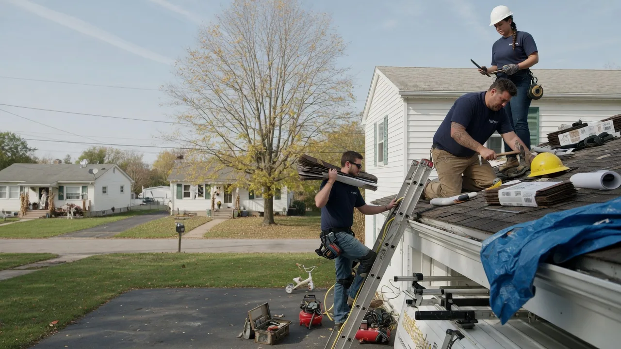 Local Roofing Contractors in Bluff Springs, IL near me
